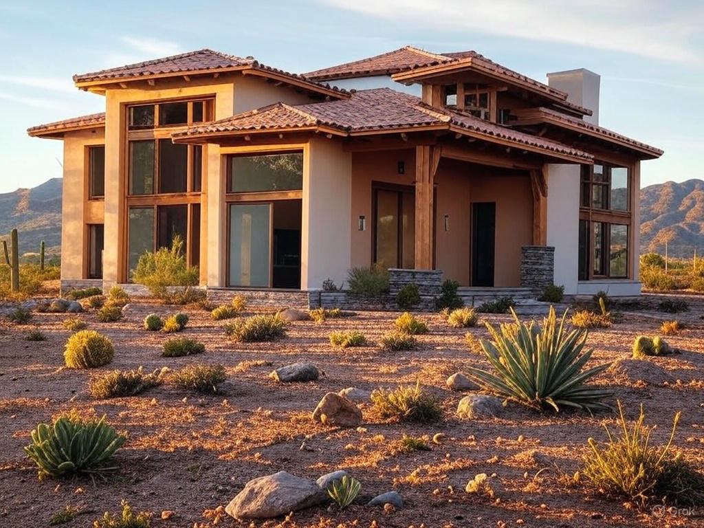 Almost finished, fully framed, custom built home in Arizona